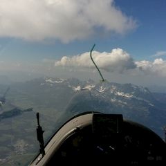 Flugwegposition um 13:39:05: Aufgenommen in der Nähe von Gemeinde Kitzbühel, 6370, Österreich in 2854 Meter